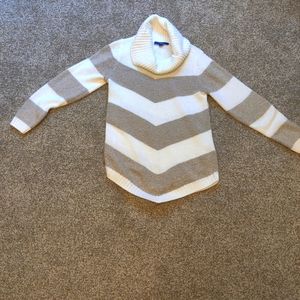 Long cowl neck sweater